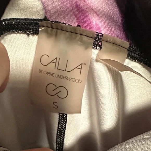 CALIA by Carrie Underwood Floral Leggings - Black and Pink - Picture 4 of 10